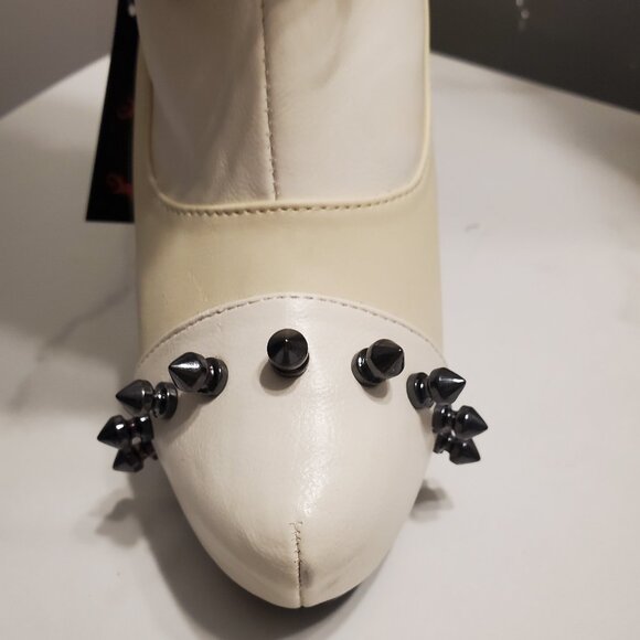 Hades size 6 5 inch caymene steampunk vegan leather boots - Picture 5 of 16